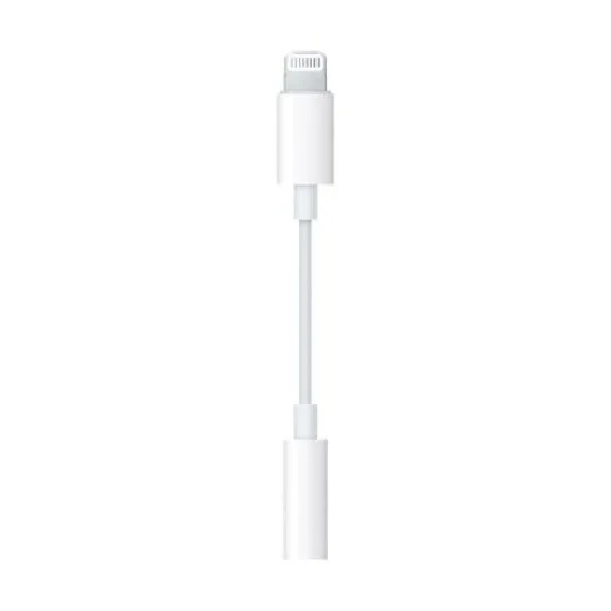 Apple Lightning To 3.5 Mm Headphone Jack Adapter &ndash; White
